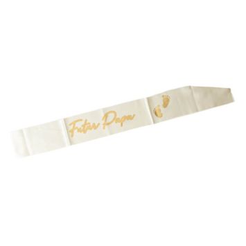 Écharpe pour Gender Reveal en satin - Collection Baby Nude - Modèle au choix
