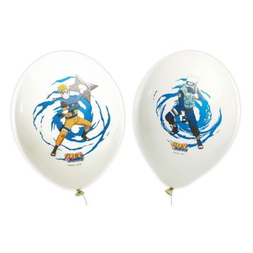 Ce lot de 6 ballons blancs avec Naruto et Kakashi seront la déco qu’il vous faut pour la salle d’anniversaire "Naruto Shippuden ®" de votre enfant | jourdefete.com
