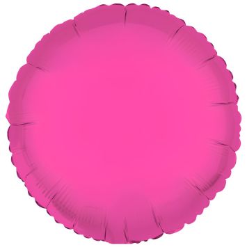 Ballon fluo en aluminium arrondi - Diamètre 43 cm - Couleur au choix