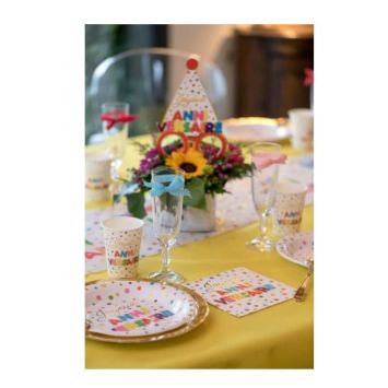 10 Gobelets - Anniversaire Ballons Multicolores