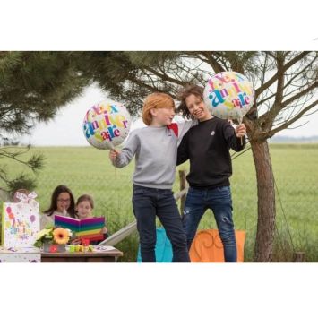 Ballon Métallique Hélium - Joyeux Anniversaire - Multicolore