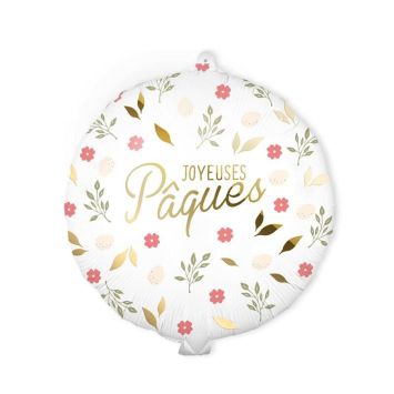 Ballon Métallique - Joyeuses Pâques | jourdefete.com