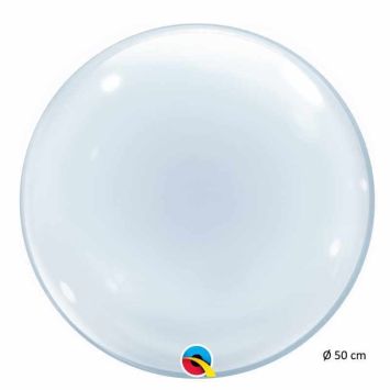 Ballon Hélium Bubble Transparent - 50 cm