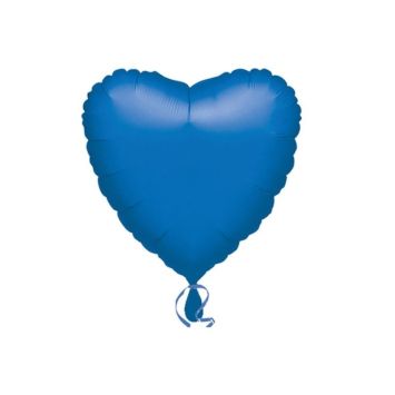 Ballon Hélium Cœur Bleu