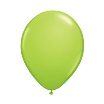 100 Ballons de Baudruche Unis Tilleul