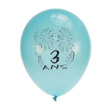 Ballons de Baudruche Anniversaire 3 ans