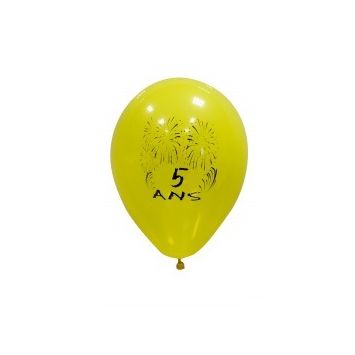 Ballons de Baudruche Anniversaire 5 ans