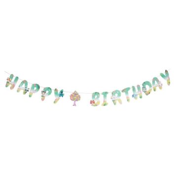 Guirlande anniversaire Bangoberry avec personnages mignons | jourdefete.com