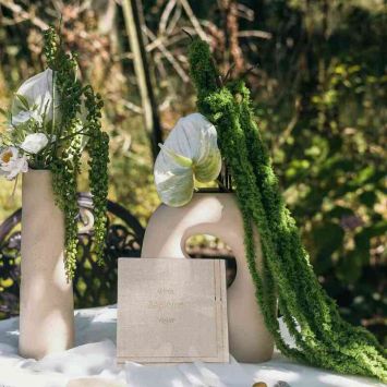 20 serviettes cocktail "Baptême" en papier - 24 x 24 cm - Collection Baptême Effet Lin et Or