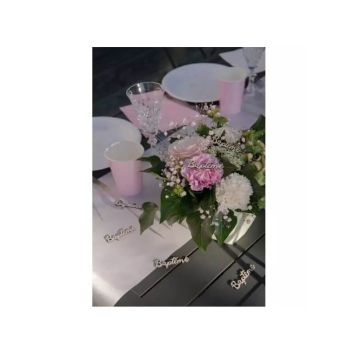 10 Décorations de table - Baptême - Blanc