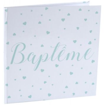 Livre d'Or Baptême - Vert Menthe | jourdefete.com