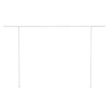 Barre décorative extensible blanche pour événements | jourdefete.com