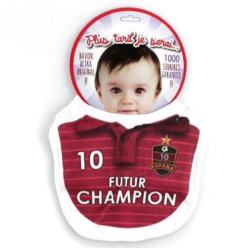 Bavoir Football "Futur Champion" - Espagne