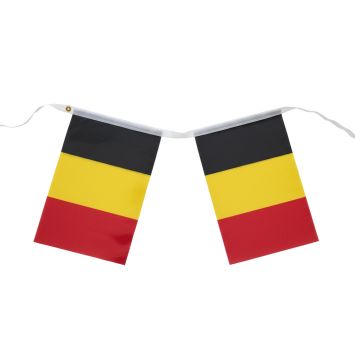 Guirlande de drapeaux de la Belgique - 10 m