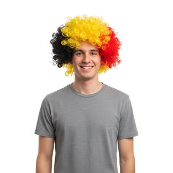 Perruque Belgique pour supporter