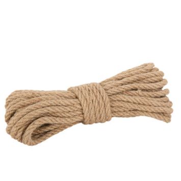 Corde en jute de 8mm par 10 mètres de long | jourdefete.com