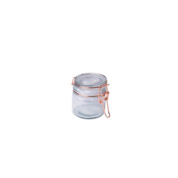 bocal de conserve en verre rose gold | jourdefete.com