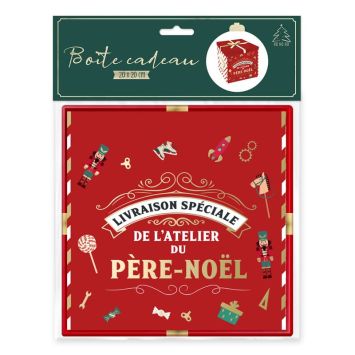 Une jolie boîte cadeau qui vient de l'atelier du père Noël | jourdefete.com