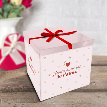 Boîte Cadeau - Saint-Valentin - Modèle Grand - Collection Chéri Chérie