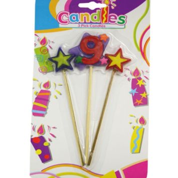 Bougies Anniversaire sur Pique - 9