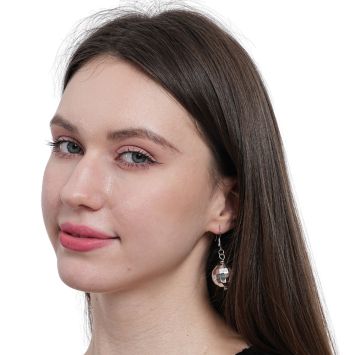 Boucles d'oreilles Disco avec boules à facettes