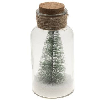 bocal sapin enneigé | jourdefete.com