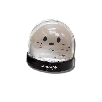 Boule à neige Chat Collection Miaou - Coloris au choix