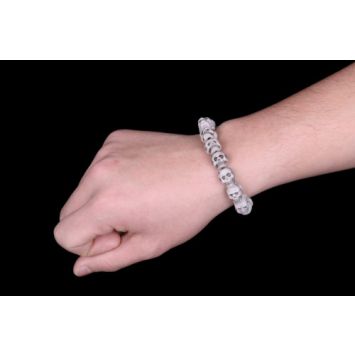 Bracelet Crâne Blanc