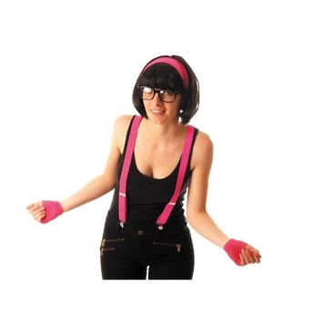 Bretelles Fluo Roses