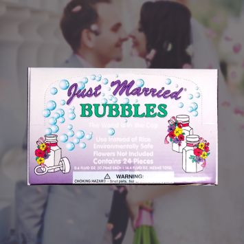 24 Pots pour Bulles de Savon pour Mariage