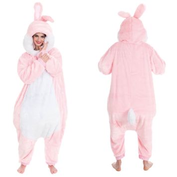 Costume Big Lapin Rose - 164 cm