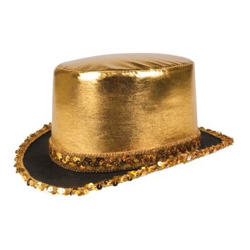 Chapeau haut-de-forme satiné - Couleur Aléatoire