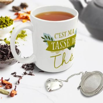 Coffret Cadeau Mug et Boule à thé - C'est ma tasse de thé
