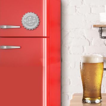 Décapsuleur magnétique affectif - La Bière du Frère - Collection Famille d'Amour