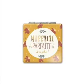 miroir de poche marraine parfaite | jourdefete.com