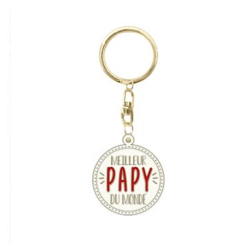 porte clé meilleur papy du monde | jourdefete.com