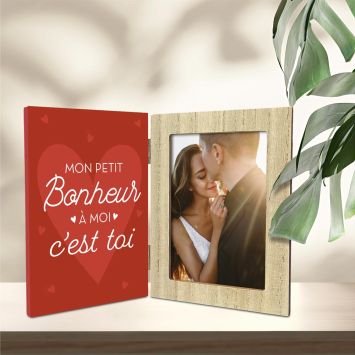 Cadre Photo pliable - 26 x 2 x 18 cm - Saint-Valentin - Collection Chéri Chérie