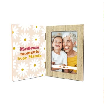 Double cadre photo "Meilleurs moments avec Mamie" - Collection Mamie d'Amour