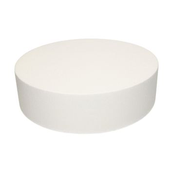 Cake Dummy rond en polystyrène - 35 x 10 cm