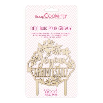 Cake topper bois Joyeux Anniversaire pour gâteaux | jourdefete.com