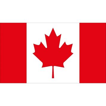 Drapeau canadien officiel en tissu pour fête nationale et anniversaire à thème | jourdefete.com