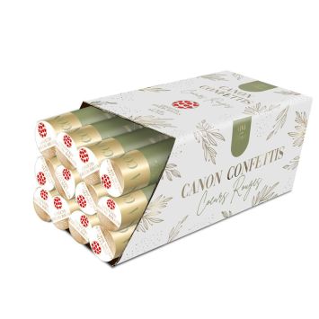 Canon à Confettis Cœurs Rouges