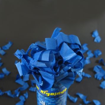 Canon à Confettis Bleu Royal 60 Cm