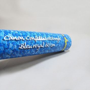 Canon à Confettis Bleu Royal 60 Cm