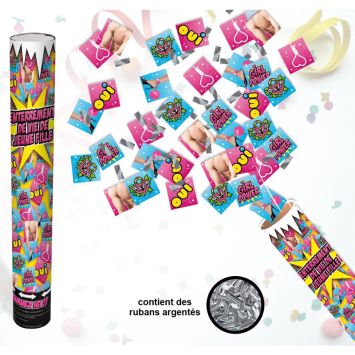 Canon à confettis - Enterrement de vie de jeune fille