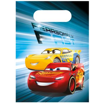 Sacs cadeaux Cars avec Flash McQueen et Cruz Ramirez | jourdefete.com