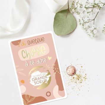 Carte à gratter Annonce - Tu vas être Grande Sœur - Collection Annonce de Grossesse