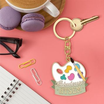 Porte-clé - ATSEM - Collection Merci pour cette année