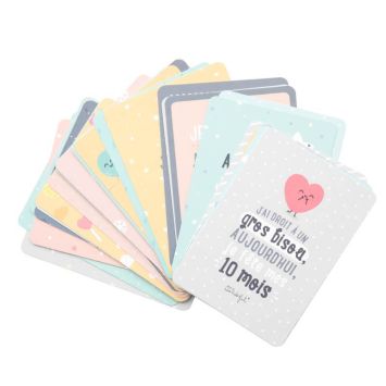 Cartes Personnalisables pour Bébé - Ma Première Année - Mr. Wonderful