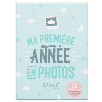 Cartes Personnalisables pour Bébé - Ma Première Année - Mr. Wonderful | jourdefete.com